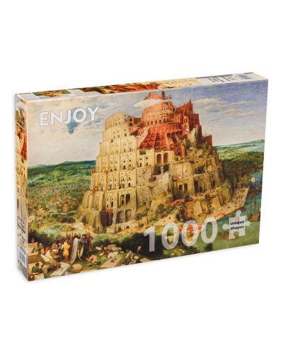 Puzzle Enjoy de 1000 piese - The Tower of Babel - 1